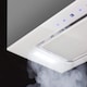 image 2 of Cookology 52cm White Glass Built-In Canopy Cooker Hood - Energy Rating A+