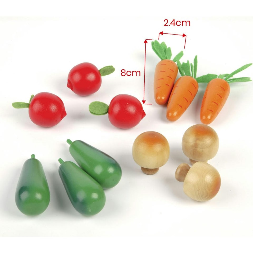 image 1 of Wooden Winter Vegetables