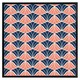 image 2 of Navy & pink geometric shells (Picture Frame) Grey | XL