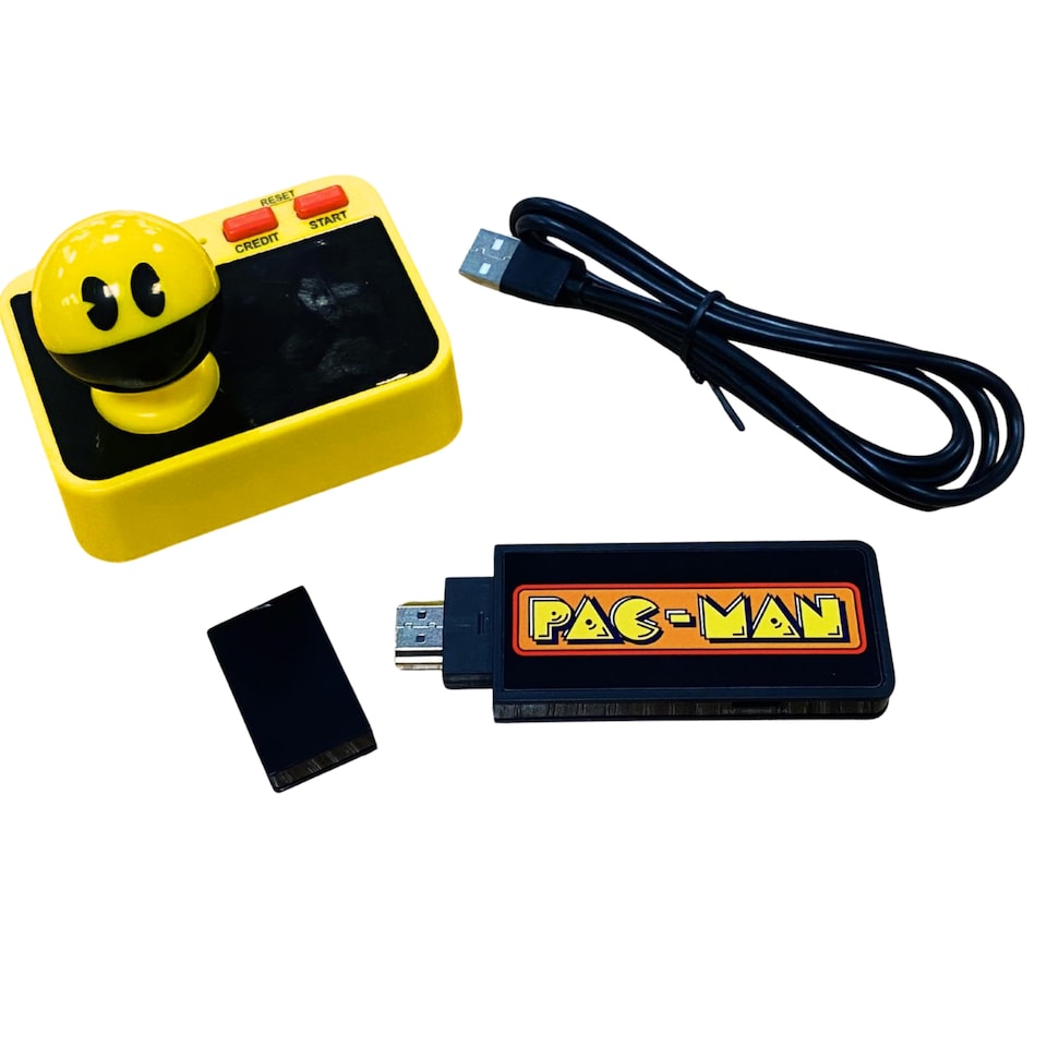 image 1 of PAC-MAN Plug & Play TV Arcade Console with Wireless Controller