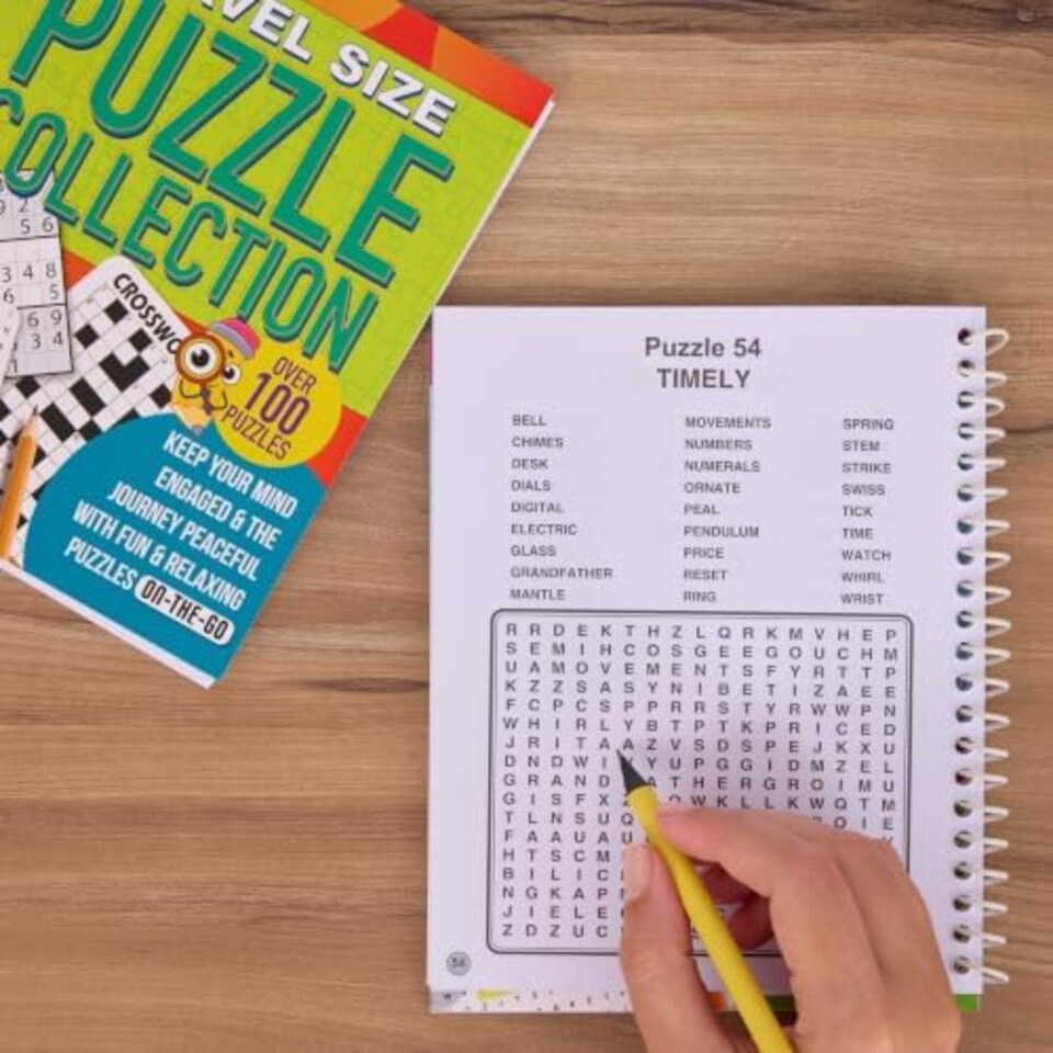 image 1 of Puzzle Books Collection Set of 2 Crossword, Sudoku & Word Search (Puzzle)