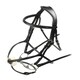 image 1 of Shires Velociti Grackle Bridle Black | Size: Full
Colour: Black