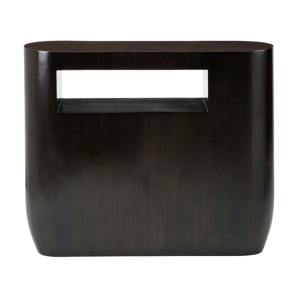 image 1 of Gabelle Oblong Console Table Brown