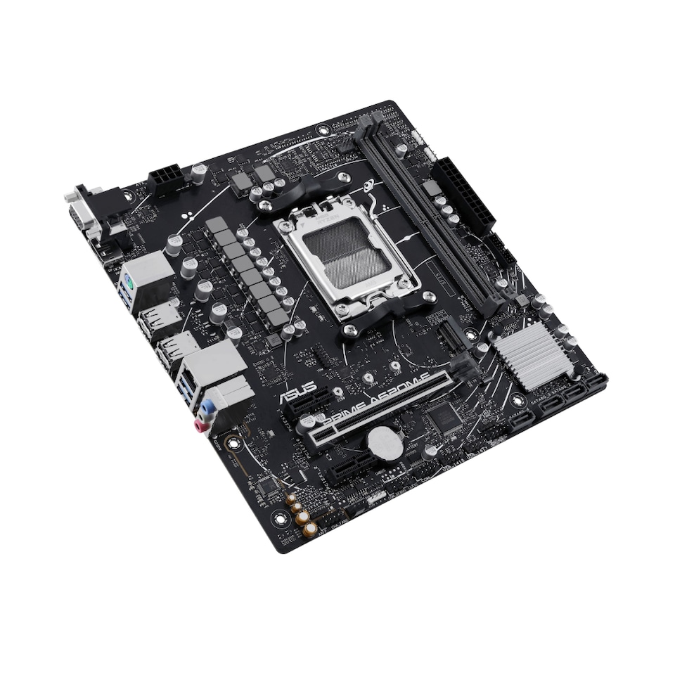 image 1 of Asus PRIME A620M-E-CSM - Corporate Stable Model, AMD A620, AM5, Micro ATX, 2 DDR5, VGA, HDMI, DP, GB LAN, PCIe4, 1x M.2