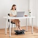 image 3 of Adjustable Under Desk Footrest with Massage Surface & Tilt Function | Ergonomic Foot Rest Stool for Office Desk, Home Working & Gaming | 3 Height Adjustable Foot Support with Non-Slip Base