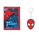 image 1 of Spider-Man Thwip Touch Fastening Wallet Set - Multicoloured - One Size