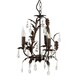 image 1 of BHS Cristalo 3 Light Chandelier, Bronze