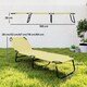 image 5 of Outsunny Folding Lounge Chair Outdoor Chaise Lounge for Bench Patio