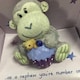 image 3 of Nephew Captioned Morris Monkey Resin Figurine Elliot and Buttons