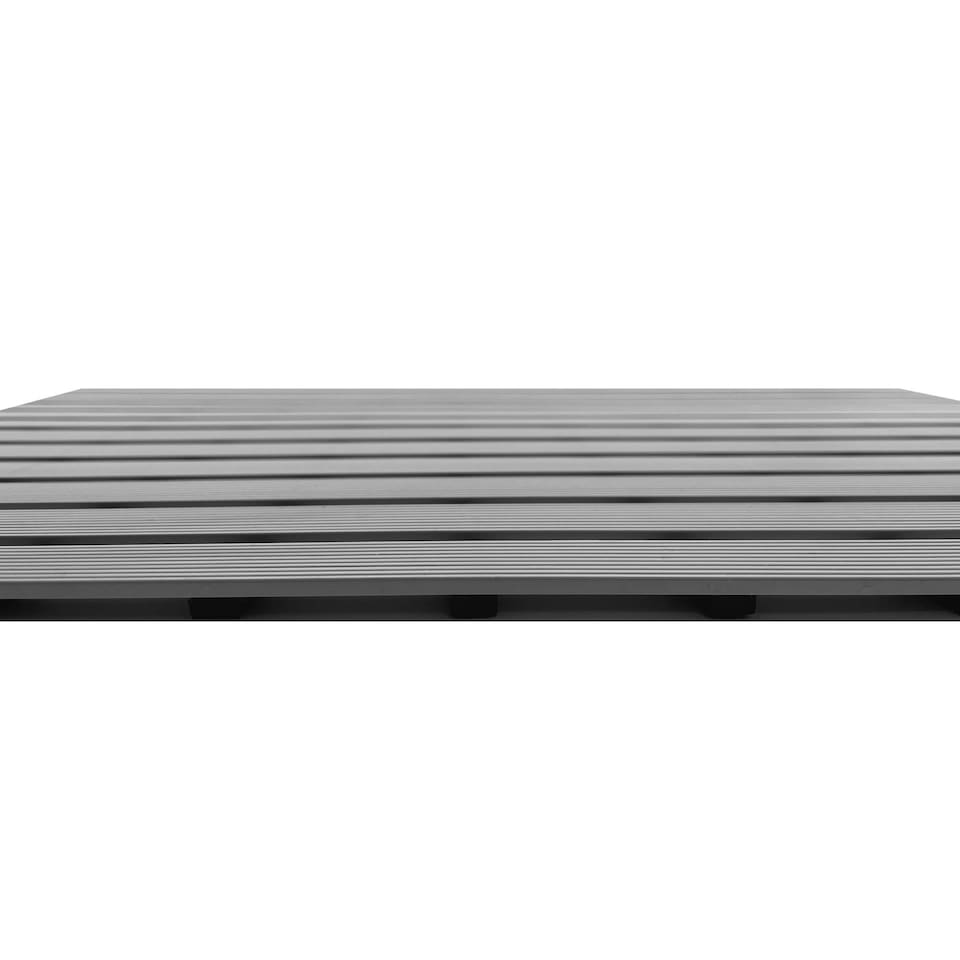 image 1 of PVC Duckboard Non-Slip Shower Mat - 61cm x 43cm | Grey | Grey