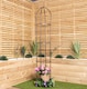 image 1 of 1.9m Metal Garden Patio Obelisk Trellis for Climbing Plants