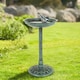 image 2 of Marco Paul Traditional Blue Bird Baths For The Garden
