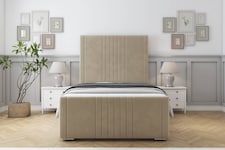 Sloomy Harrington Almond Coniston Bed Frame With 50" Upholstered Headboard 5' King