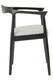 image 3 of Interiors By Premier Open Back Grey Leather Chair,Unique Accent Chair,Luxe Lounge Chair,Patio Chair,Distinctive Kitchen Chair | Grey