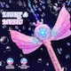 image 6 of Princess Bubble Wand for Kids - Musical Light Up Bubble Machine with Detachable Wings - Indoor Outdoor Birthday Gift
