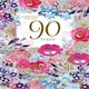 image 2 of 90th Birthday Card for Her with Gold Foiling Poppies