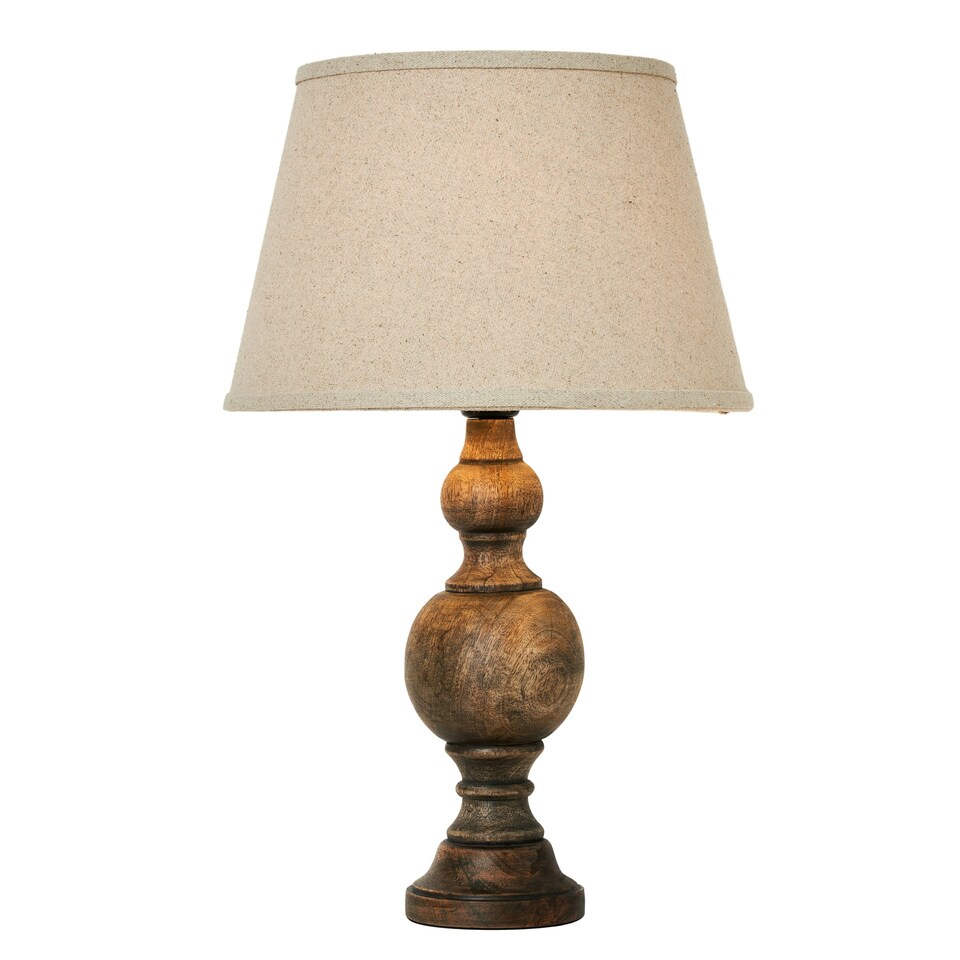 image 1 of BHS Henlock Grey Table Lamp, Natural