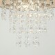 image 3 of ValueLights Jesmond Grey Ceiling Pendant Shade and B22 GLS LED 10W Warm White 3000K Bulb