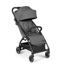 Aries Autofold Stroller - Feather-Light Design, Multi-Position Recline, Handy Auto-Fold, Birth to 22kg, UPF 50+ Hood & Raincover (Graphite Grey)