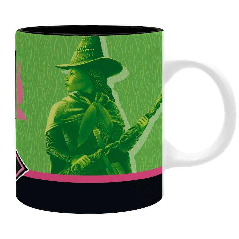 image 1 of Wicked Elphaba & Glinda Duo 320ml Ceramic Mug Multi