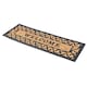 image 2 of Homescapes Welcome Rubber and Coir Doormat