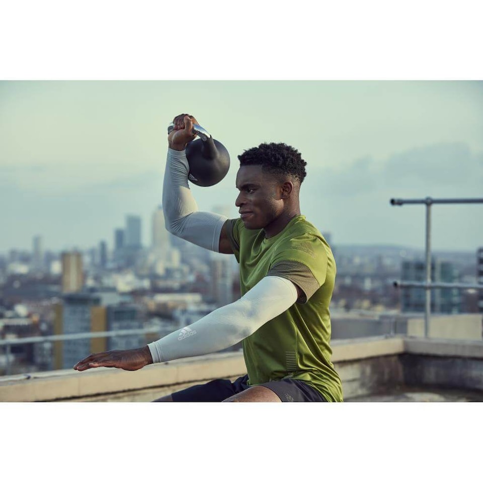 image 1 of Adidas 16 kg Neoprene-Coated Cast Iron Kettlebell | Black | Black | Not provided