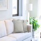 image 2 of Stockholm Cushion Cover 43cm x 43cm Grey Grey | Grey