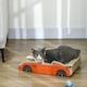 image 2 of PawHut Car-shaped Cat Scratcher Cardboard 2 in 1 with Catnip, Red