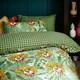 image 3 of furn. Untamed Cheetah Botanical King Duvet Cover Set