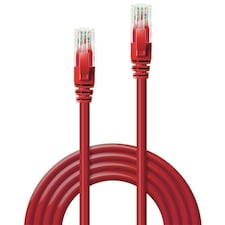 3m CAT6 U/UTP Snagless Gigabit Ethernet Cable, Red