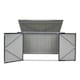 image 2 of Groundlevel Extra Large Galvanised Metal Garden Storage Shed Lockable Door