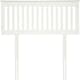 image 3 of 3ft Single White finish solid wood wooden headboard bed head end board | White | 3ft Single