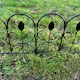 image 7 of Leaf Design Metal Garden Lawn Edging (45cm x 41cm) - 5 Panels
