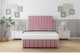 image 1 of Sloomy California Pink Plush Divan Bed With Mattress 2 Drawers Right Side With 26" Strutted Headboard & 12" Matching Footboard 6' Super King | Pink | Pink | Super King | 1