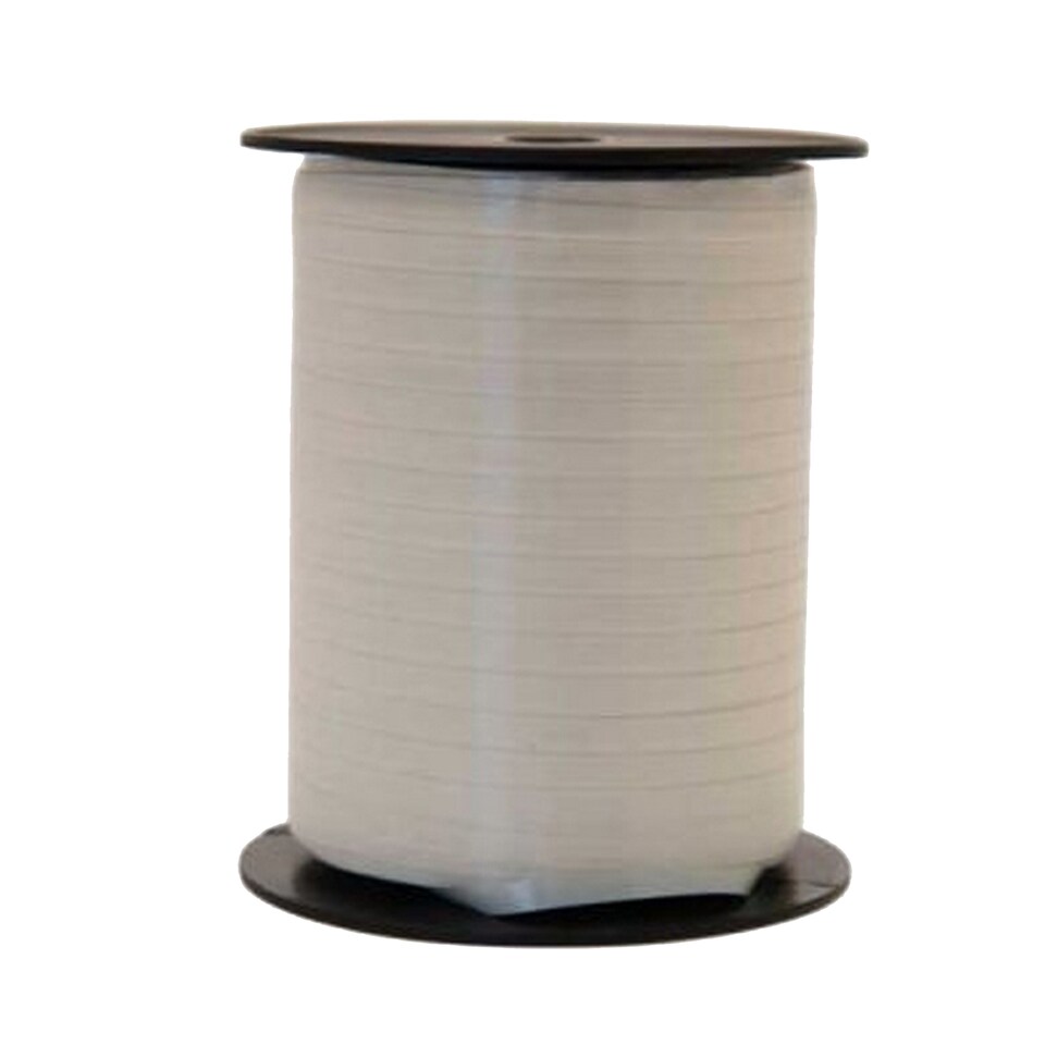 Apac 500M Balloon Curling Ribbon (17 Colours) | White | Eggshell | One Size | 1