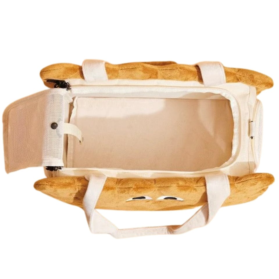 image 1 of PURLAB Cookie Style Pet Carrier Bag Brown | One Size