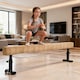 image 8 of HOMCOM 7.5ft Adjustable Balance Beam, Gymnastics Beam with Wheels, Gymnastics Equipment for 6+ Years Old Training, practise and Professional Home Training