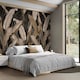 image 5 of Superfresco Easy Banana Leaf Black Print To Order Fixed Size Mural | Black | Black