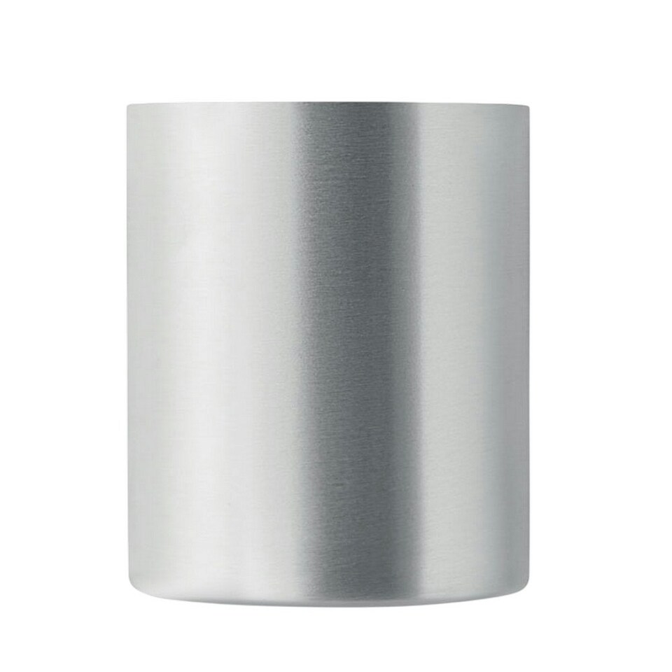 image 1 of MidOcean Taniss Double Wall 300ml Mug - Matt Silver - One Size