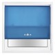 image 1 of FURNISHED Daylight Trimmable Roller Blinds with Triple Diamond Eyelets and Metal Fittings | Blue | Teal | (W) 220cm x (L) 165cm