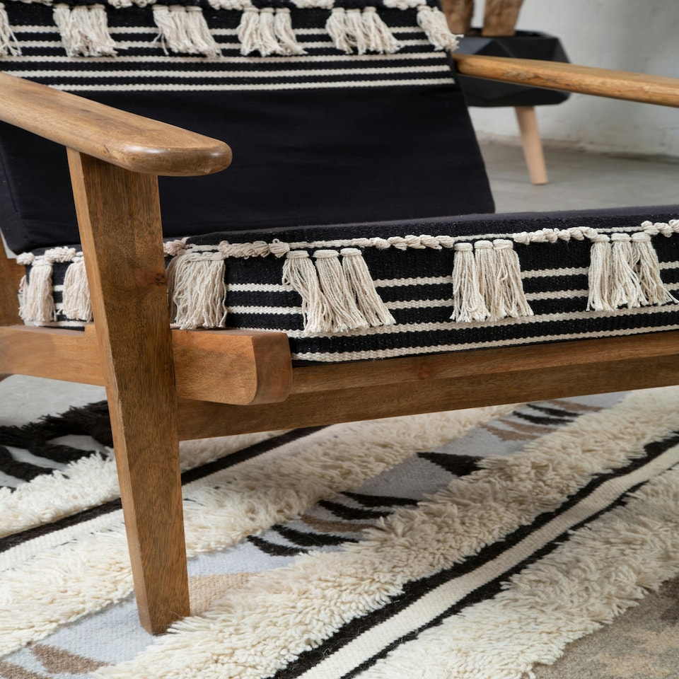 image 1 of Interiors by Premier Cefena Textured Lounge Chair Brown