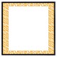 image 2 of Golden egyptian border (Picture Frame) Brown | S