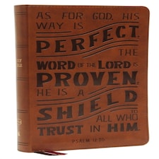 Nkjv Personal Size Reference Bible Verse Art Cover Collection Leathersoft Tan Red Letter Thumb Indexed Comfort Print