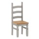 image 9 of Mercers Furniture Corona Grey Wax 5'0" Dining Table & 4 Chairs Solid Wood Pine Wooden Kitchen Dining Set with Mexican Styling