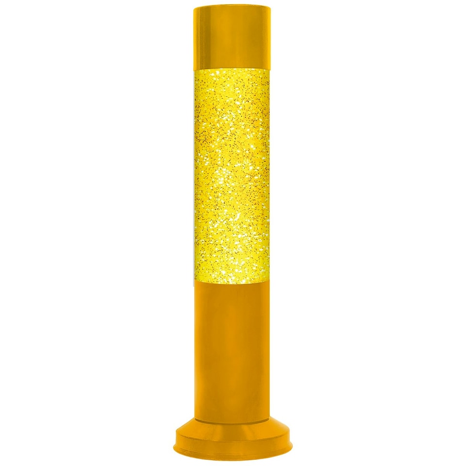 image 1 of Nova Baby Yellow Glitter Lamp Yellow