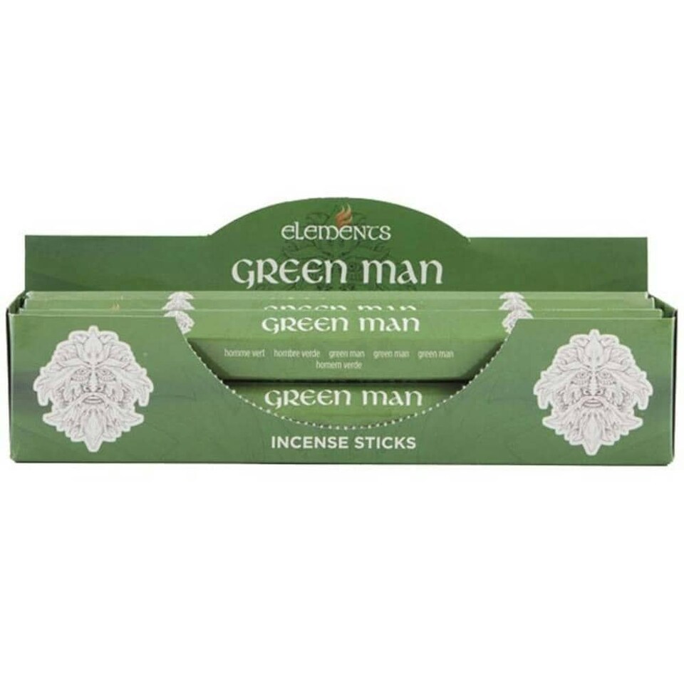 image 1 of Elements Green Man Incense Sticks (Box Of 6 Packs) - Green - One Size