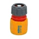 image 3 of Hozelock Spray Nozzle Garden Hose Pipe Water Gun 5 Function & 3 Fittings Yard