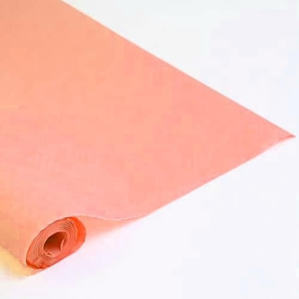 Pink Paper Banquet Roll - 25m x 1.2m