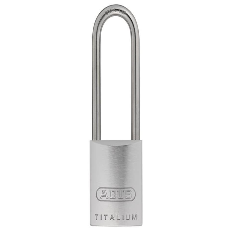 ABUS Mechanical 86Ti/45Mm Titalium Padlock Without Cylinder 70Mm Long Stainless Steel Shackle