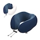 image 1 of CabinZero Classic Travel Pillow, Memory Foam Neck Pillow for Airplane & Travel | Blue | NAVY